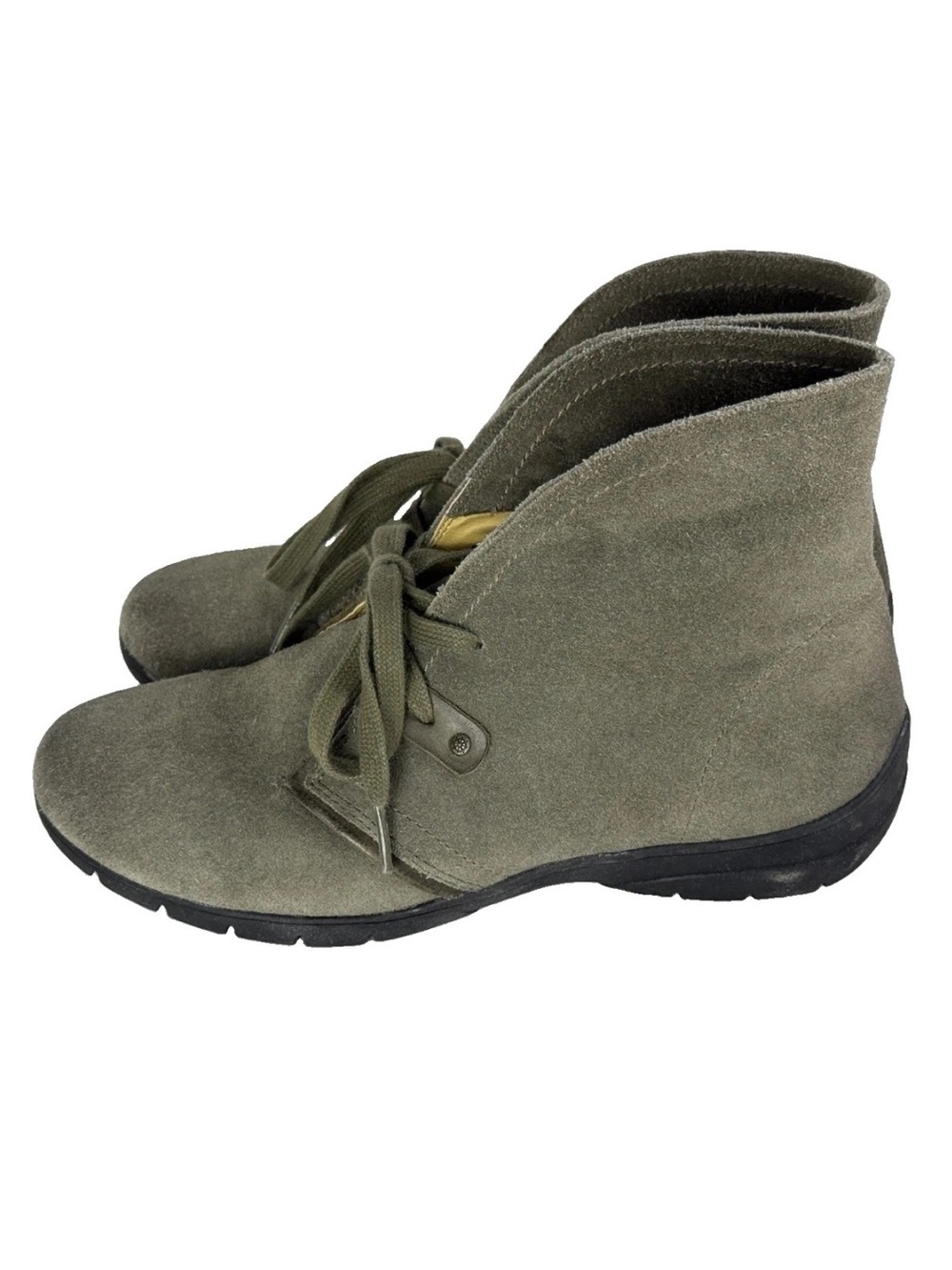 EUC Bussola 8 8.5 sz 39 Sevilla Kolding Kelsie Suede Ankle Chukka Boots Lace-Up